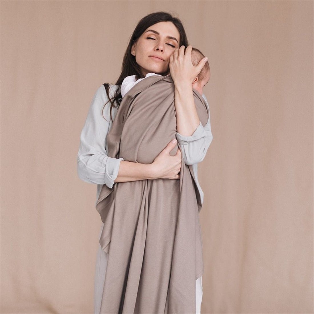 Love and Carry Modal Muslin | Dark Beige