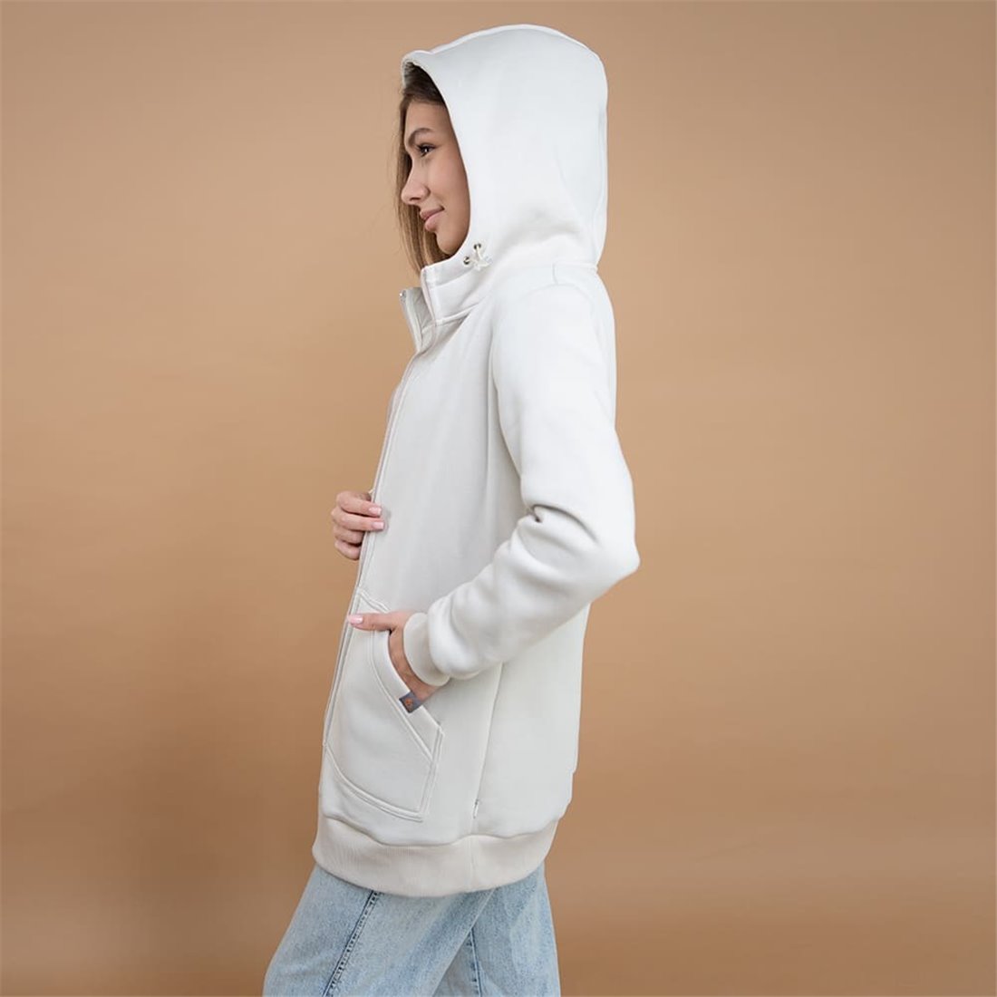 Sudadera de Maternidad y Porteo Love and Carry - Sésamo