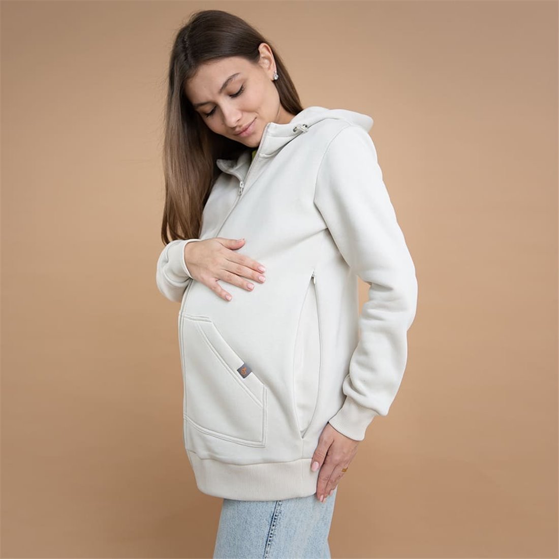 Sudadera de Maternidad y Porteo Love and Carry - Sésamo