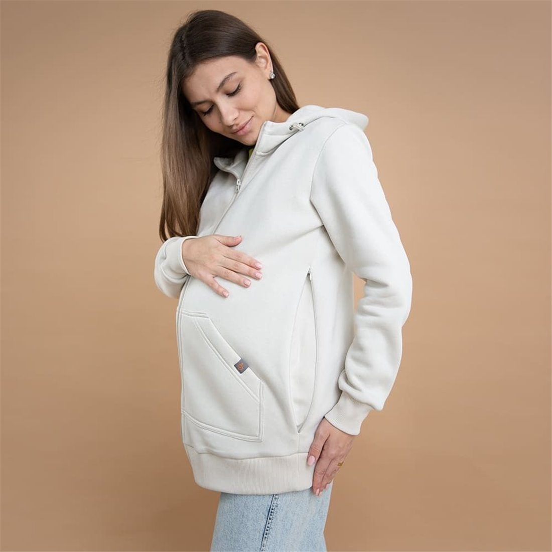 Sudadera de Maternidad y Porteo Love and Carry - Sésamo