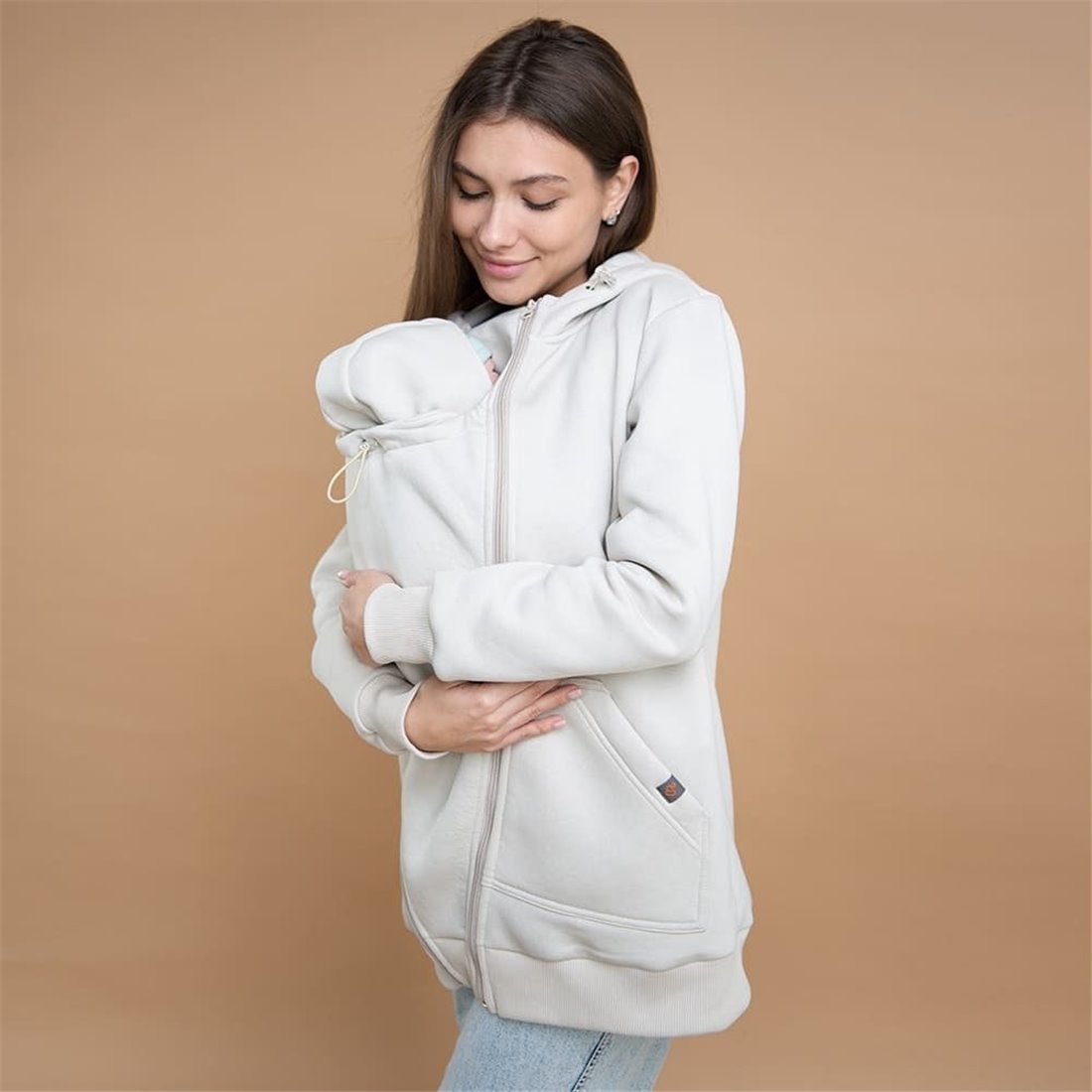 Sudadera de Maternidad y Porteo Love and Carry - Sésamo