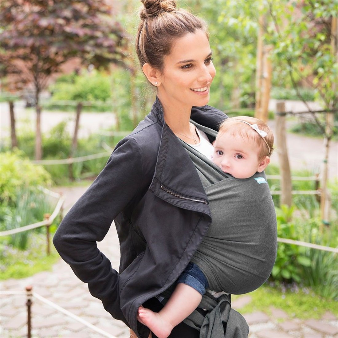 Fular Portabebés Moby Wrap Evolution Bambú