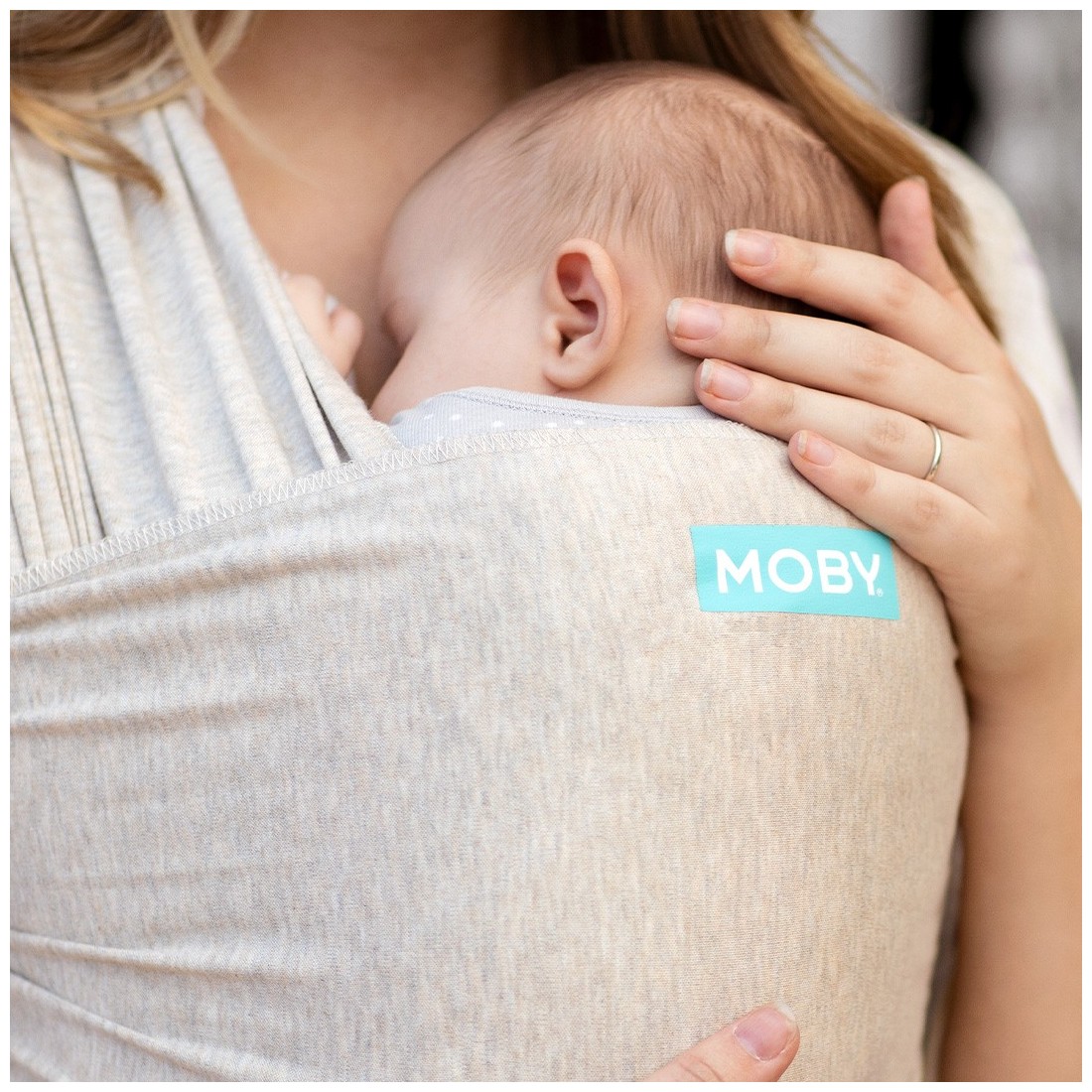 Fular Portabebés Moby Wrap Evolution de Bambú – Envío Rápido 24h