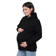 copy of Love and Carry Maternity and Nursing Sweatshirt | Black