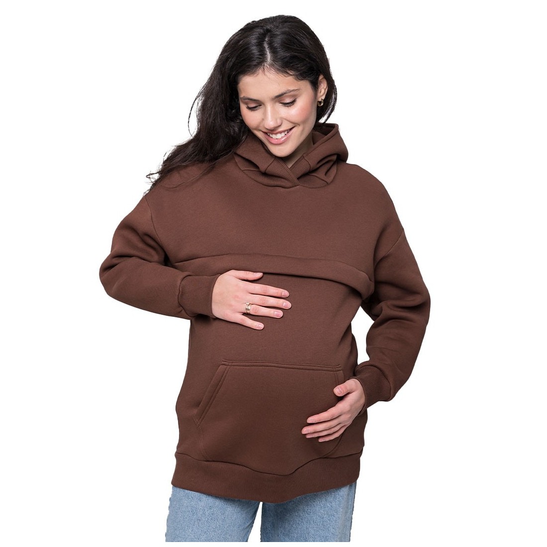 copy of Love and Carry Maternity and Nursing Sweatshirt | Black