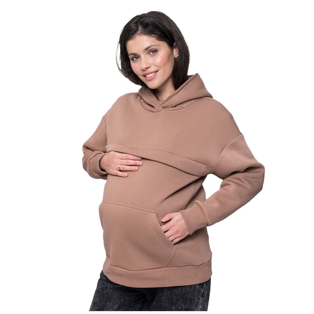 copy of Love and Carry Maternity and Nursing Sweatshirt | Black