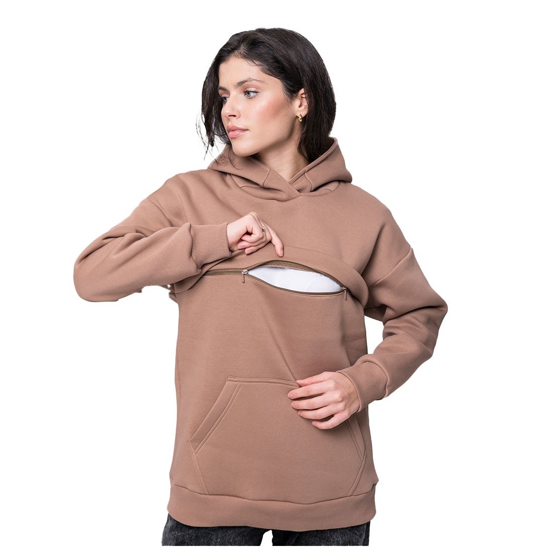 copy of Love and Carry Maternity and Nursing Sweatshirt | Black