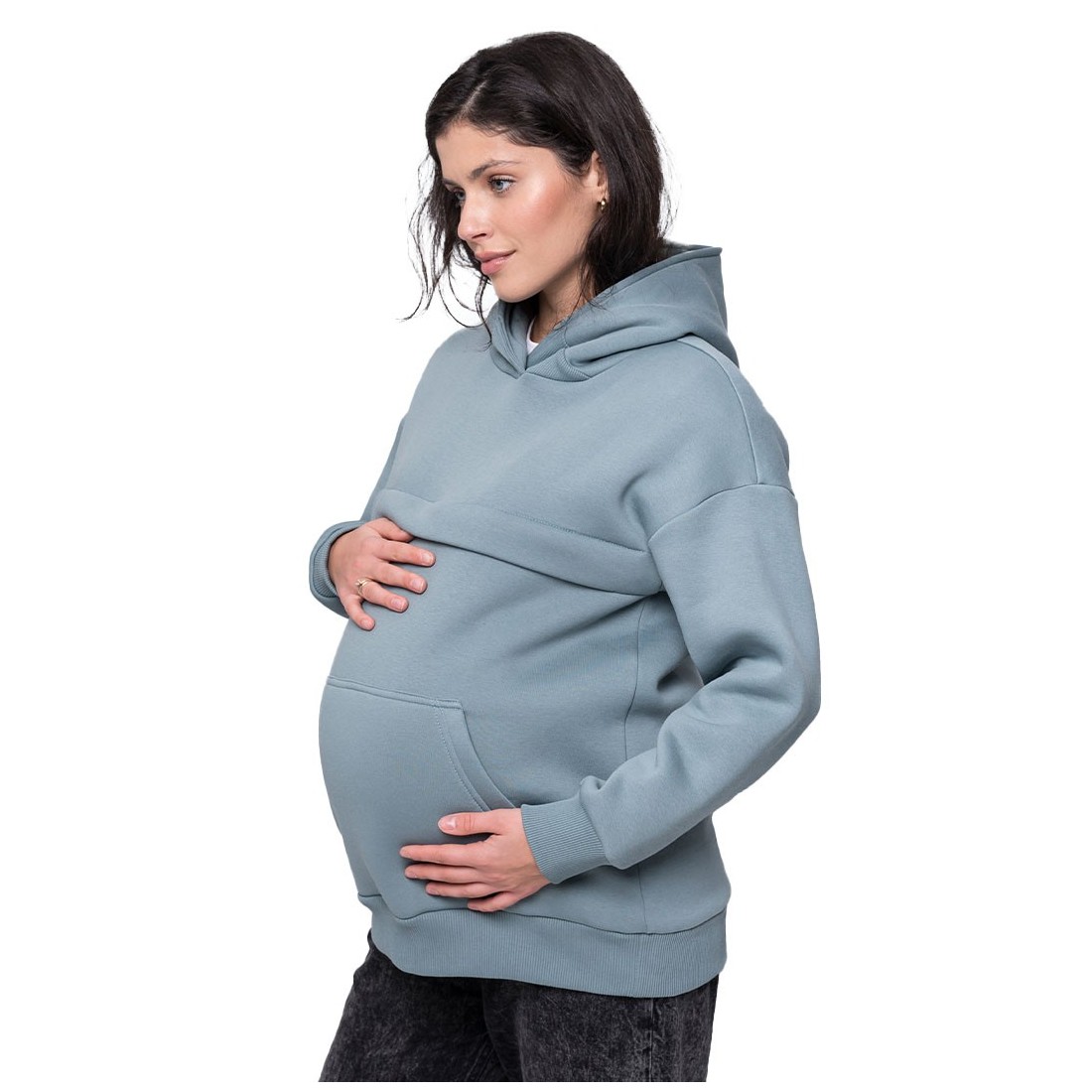 copy of Love and Carry Maternity and Nursing Sweatshirt | Black