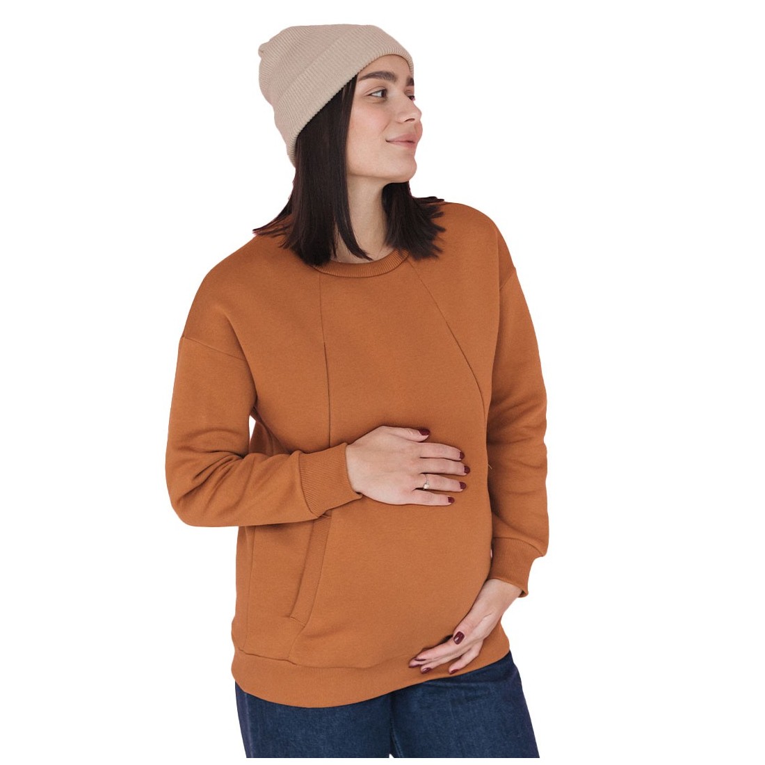 Sudadera Oversize de Maternidad y Lactancia Love & Carry