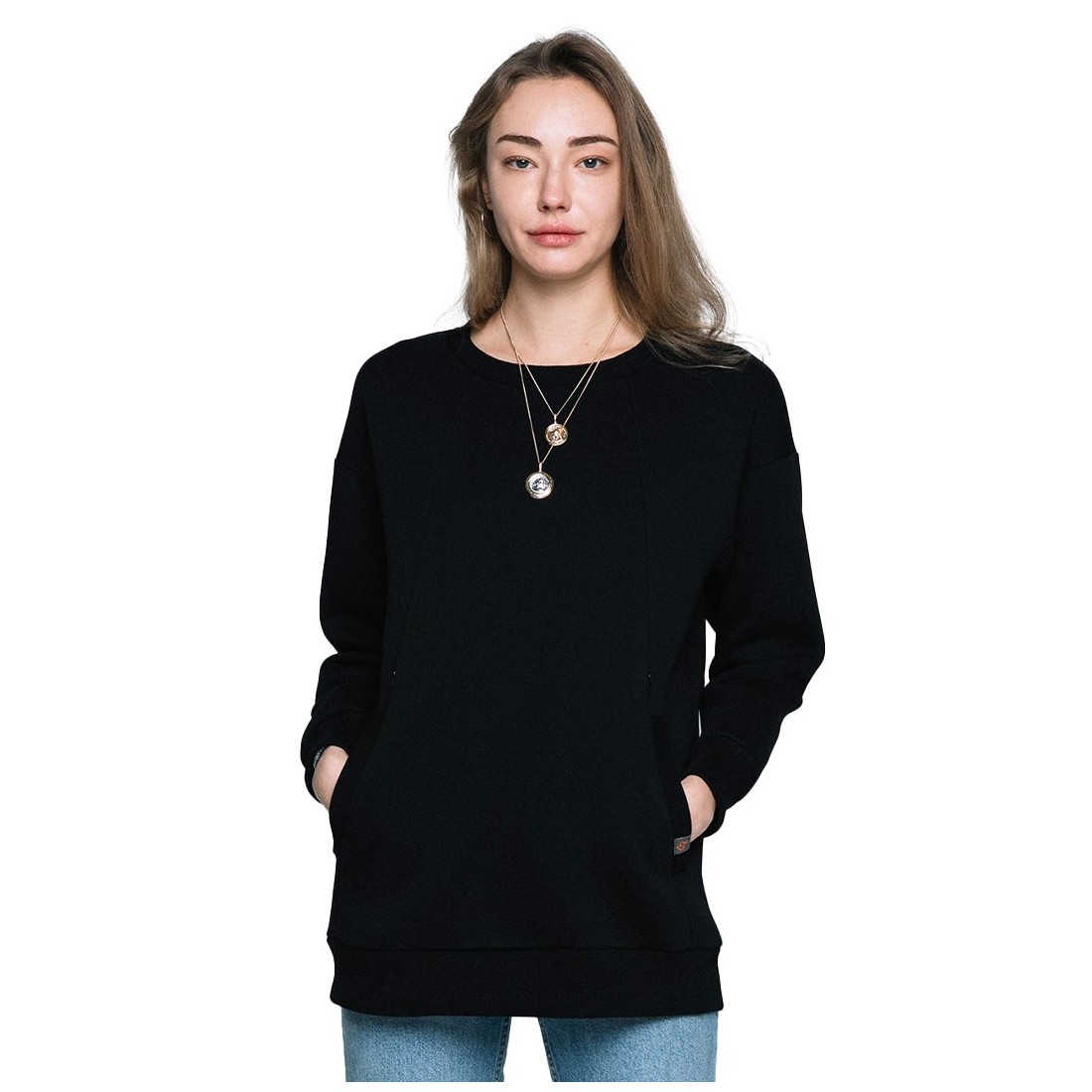 copy of copy of Love and Carry Maternity and Nursing Sweatshirt | Black