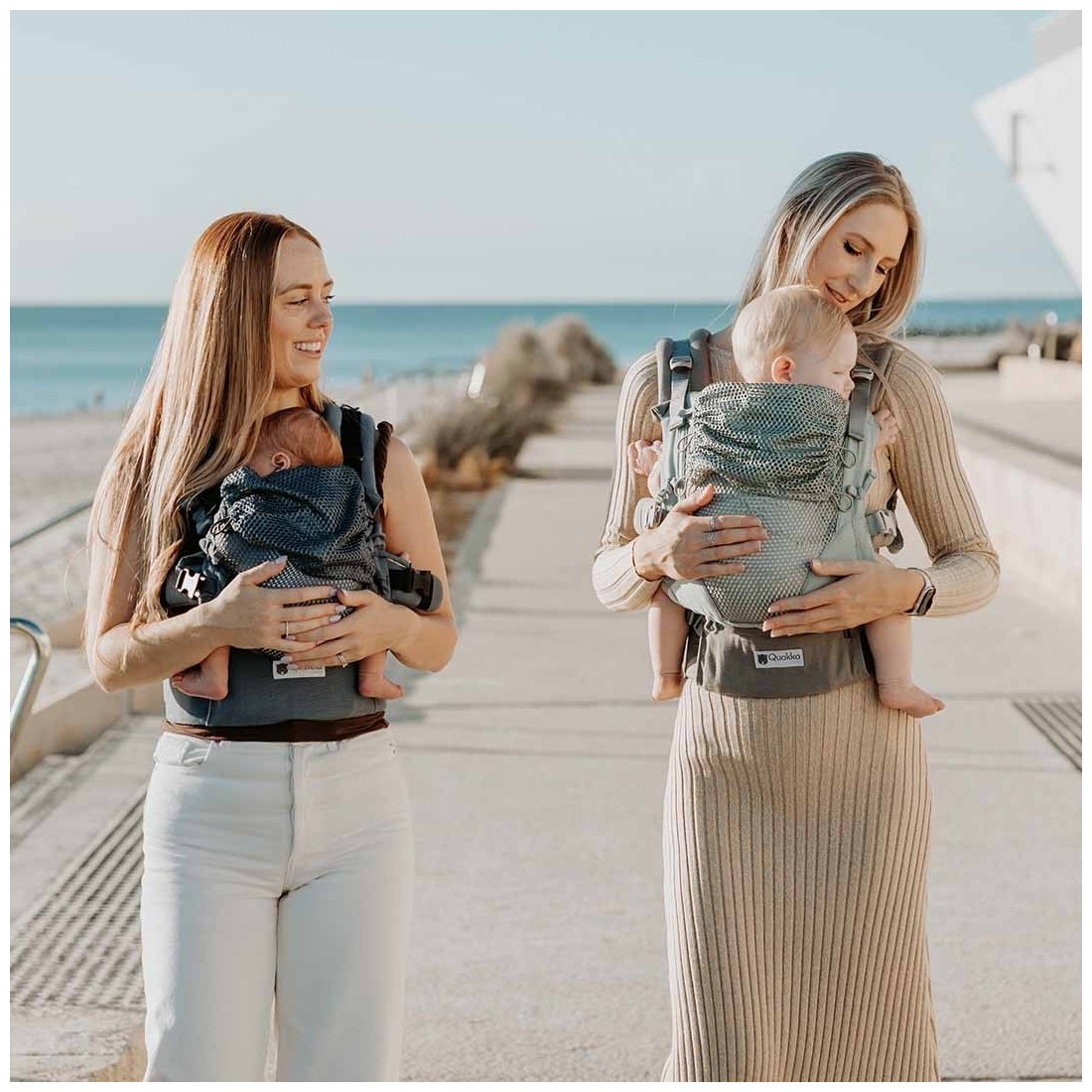 Mochila Portabebés Quokkababy E-Carrier Mesh