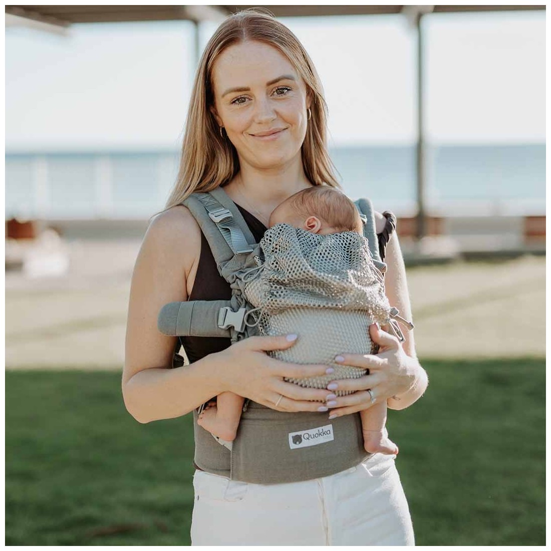Mochila Portabebés Quokkababy E-Carrier Mesh