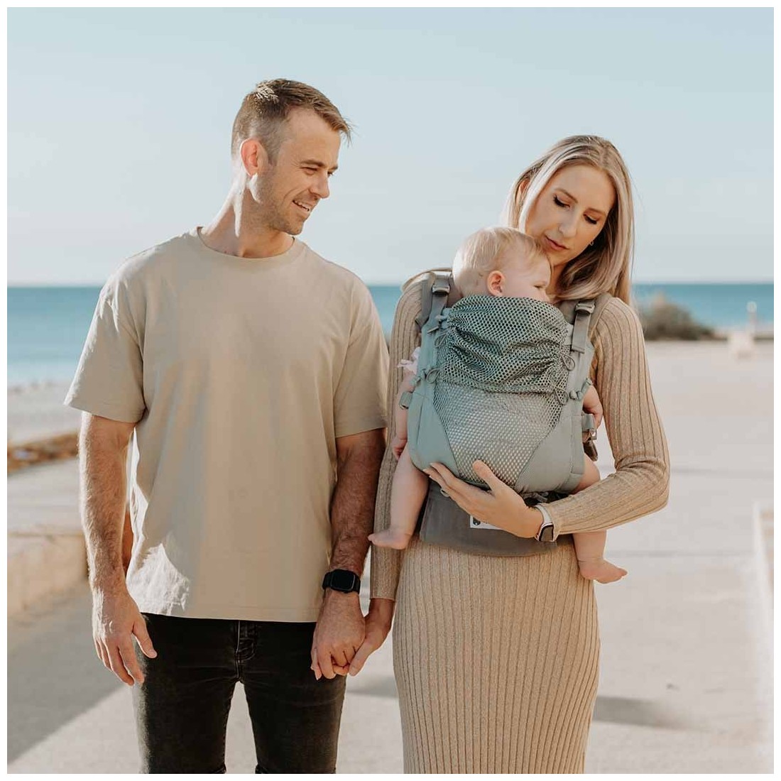 Mochila Portabebés Quokkababy E-Carrier Mesh