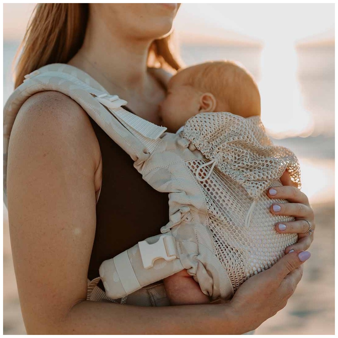 Mochila Portabebés Quokkababy E-Carrier Mesh