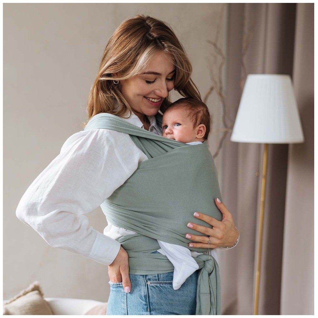 Fular Portabebés Love & Carry de Modal – Suave y Ligero para Verano