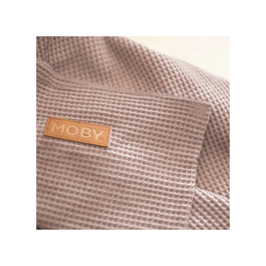 Fular portabebés Moby Wrap Waffle Sandstone
